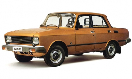 2D коврики EVA в салон на Москвич 412 (1967-1997)