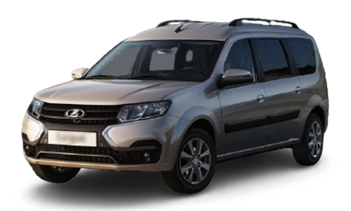 2D коврики EVA в салон и багажник  на Lada Largus I (FL) рестайлинг, 5 мест (2021-н.в.)