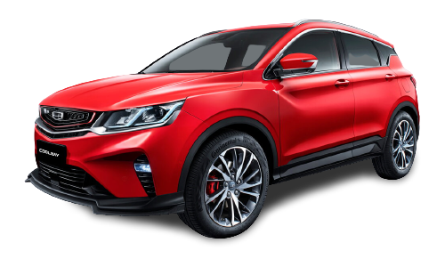 3D коврики EVA с бортами в салон на Geely Coolray I (2019-н.в.)