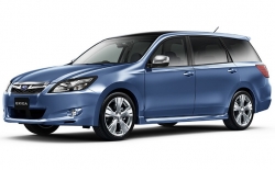 2D коврики EVA в салон на Subaru Exiga, правый руль (2008-2018)