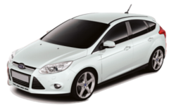 3D коврики EVA с бортами в салон на Ford Focus III седан, хэтчбек, универсал (2011-2015)