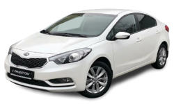 3D коврики EVA с бортами в салон на Kia Cerato III (2013-2016)