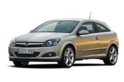 3D коврики EVA с бортами в салон на Opel Astra H GTC (2004-2014)